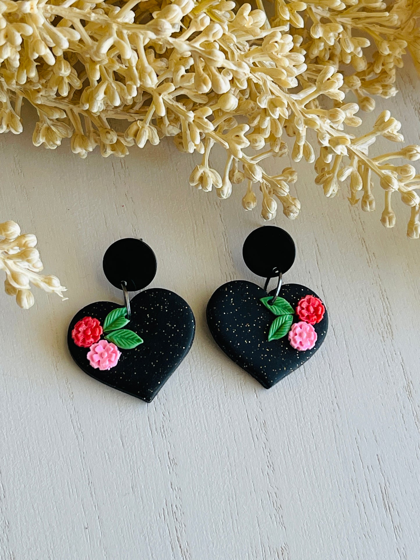 Heart with flowers