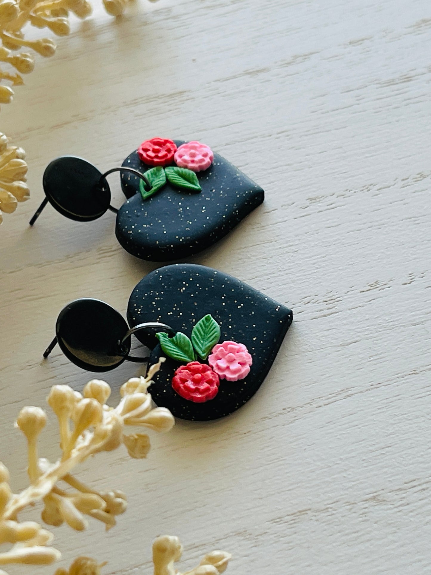 Heart with flowers