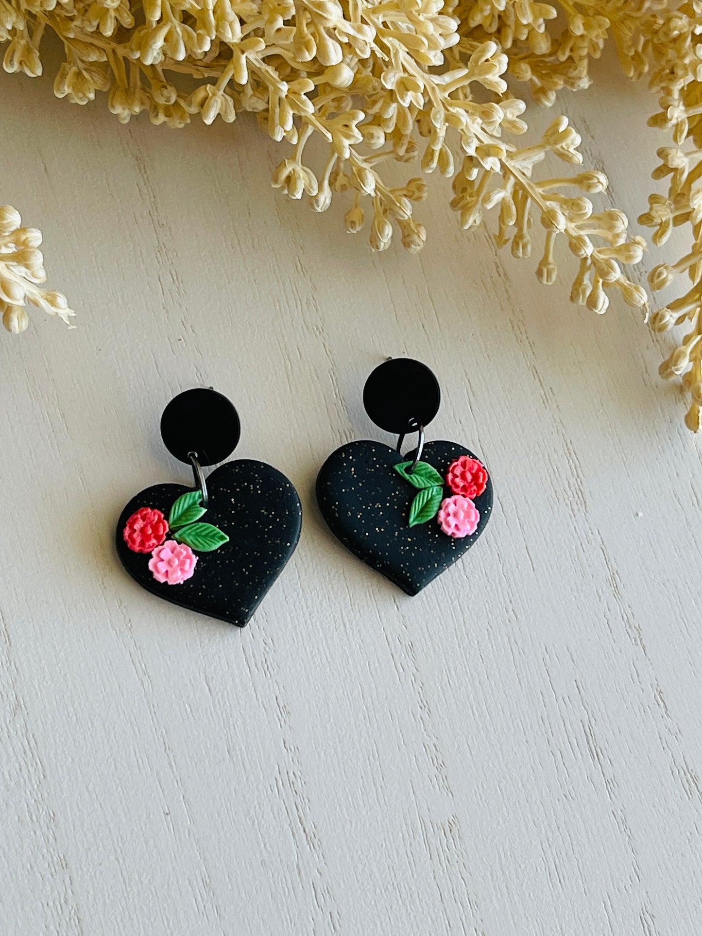 Heart with flowers
