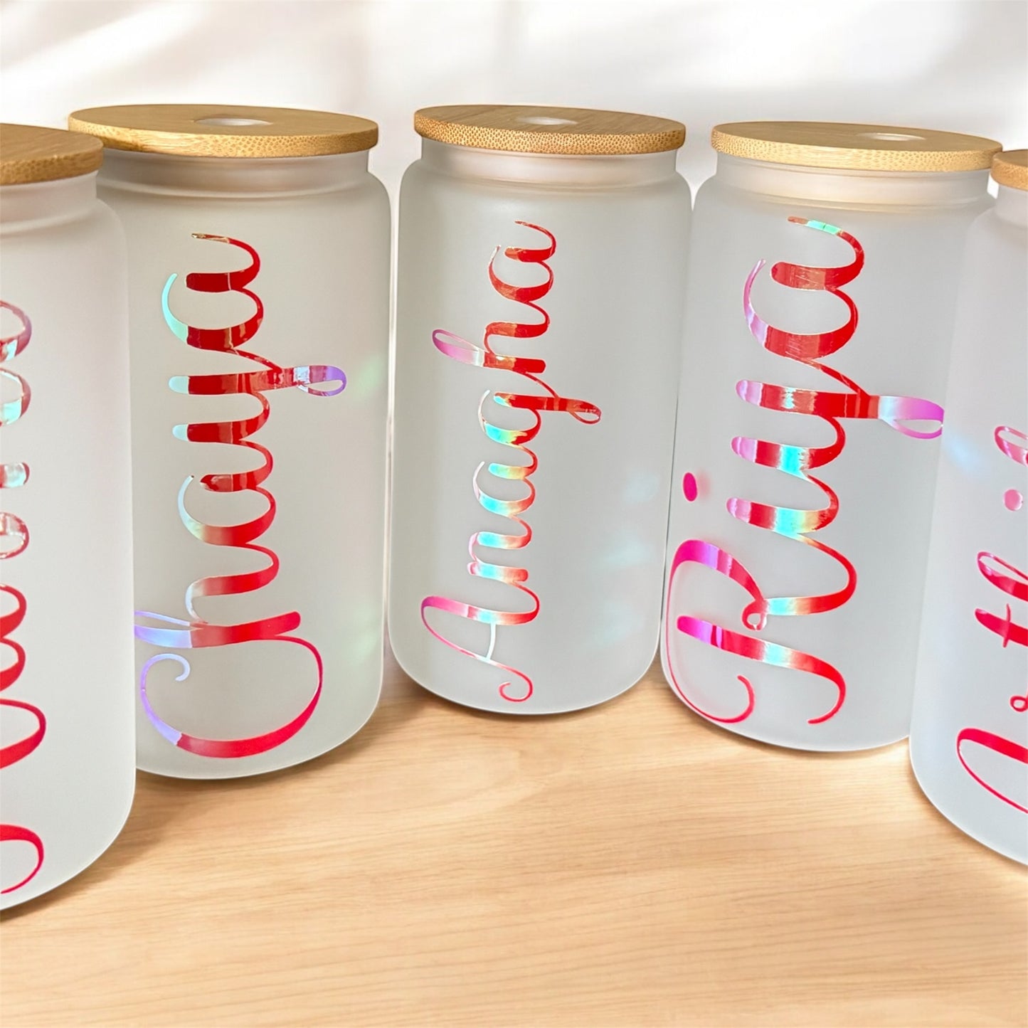 Custom Frosted Glass Tumblers