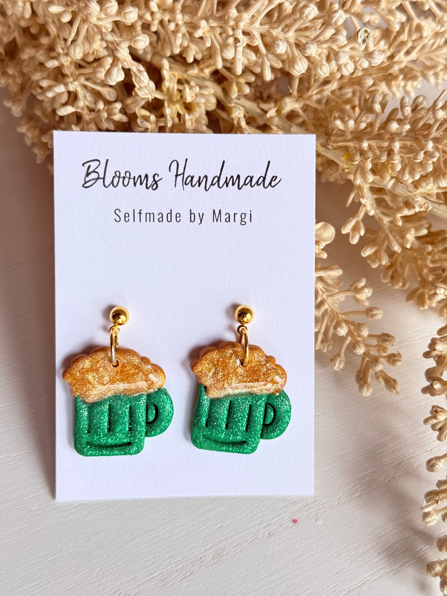 Beer cup Earrings