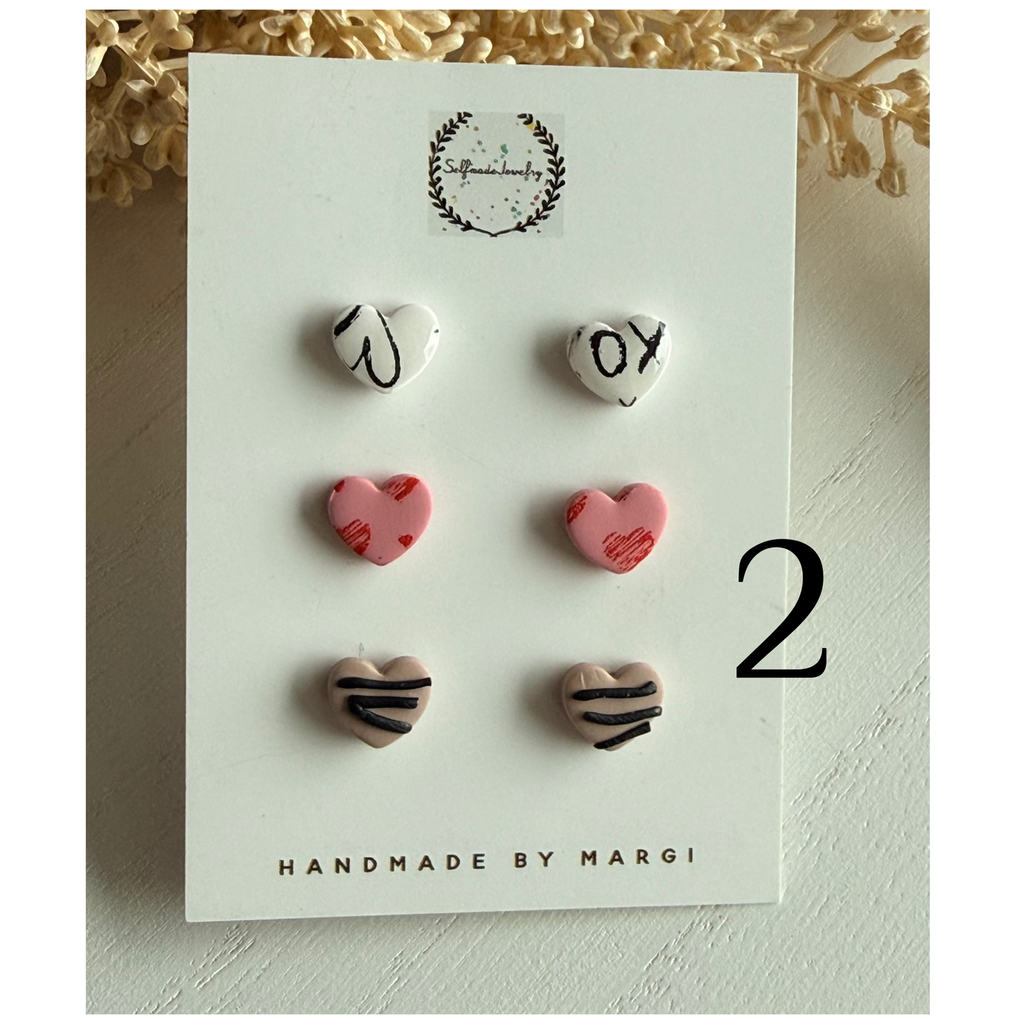 Valentine’s Day studs