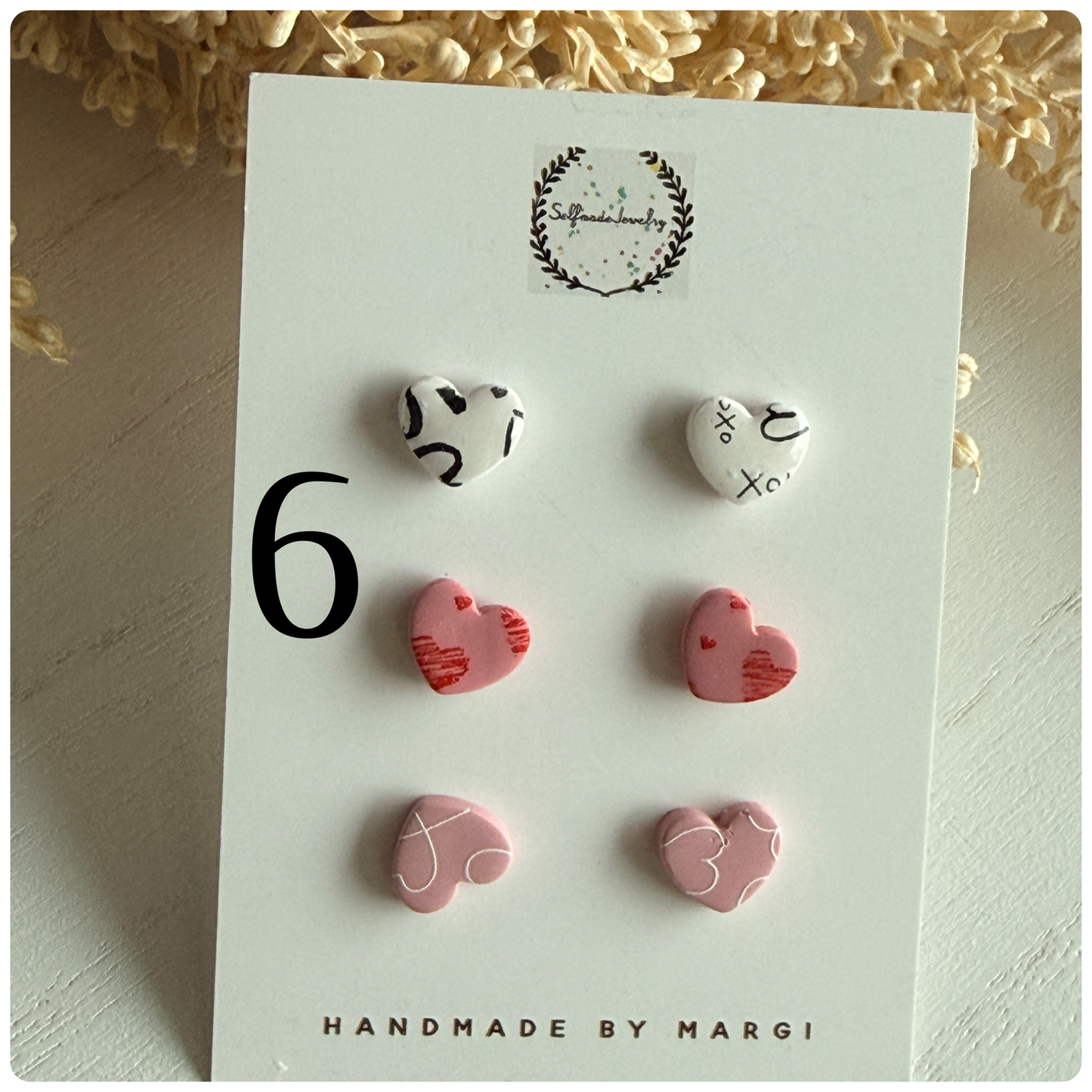 Valentine’s Day studs