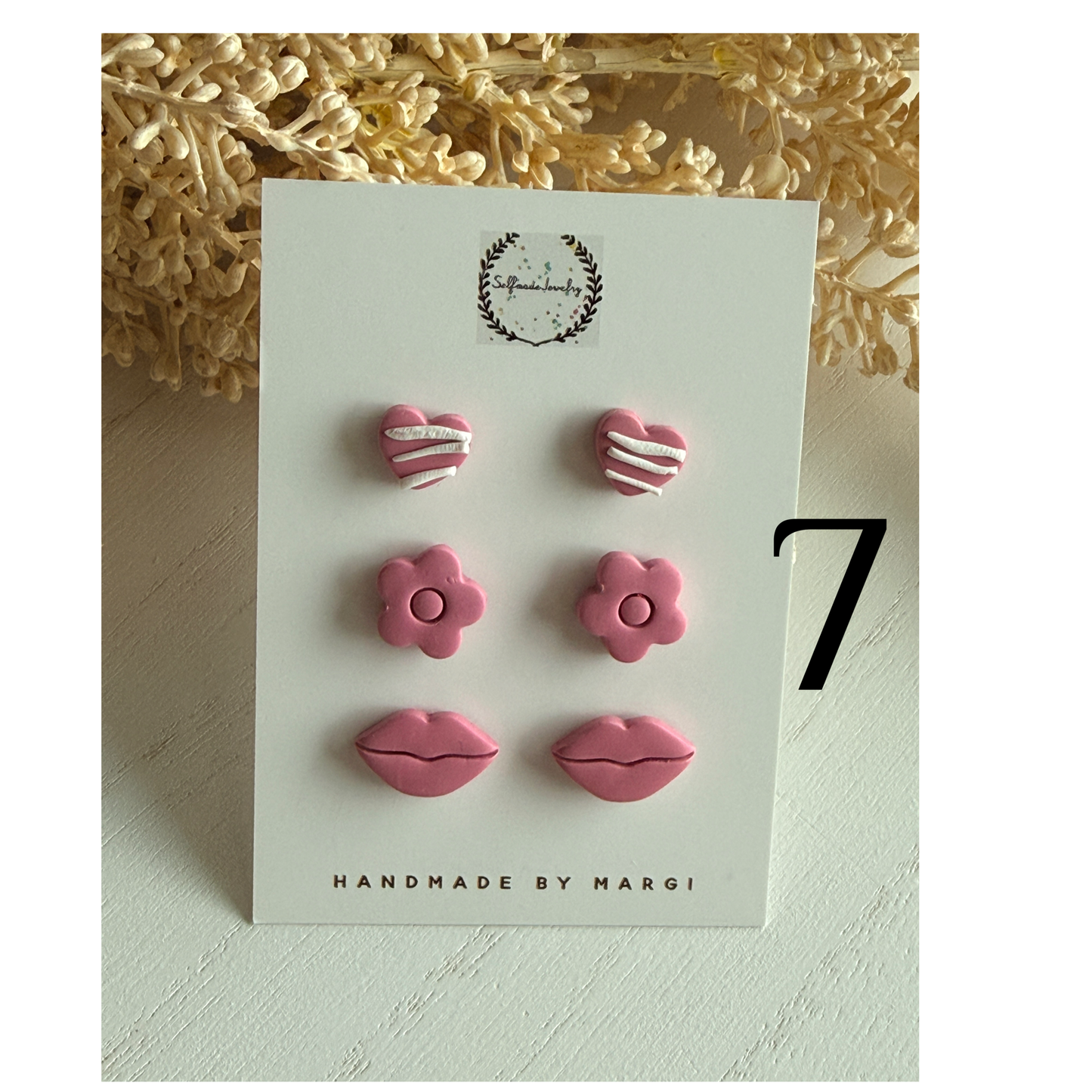 Valentine’s Day studs