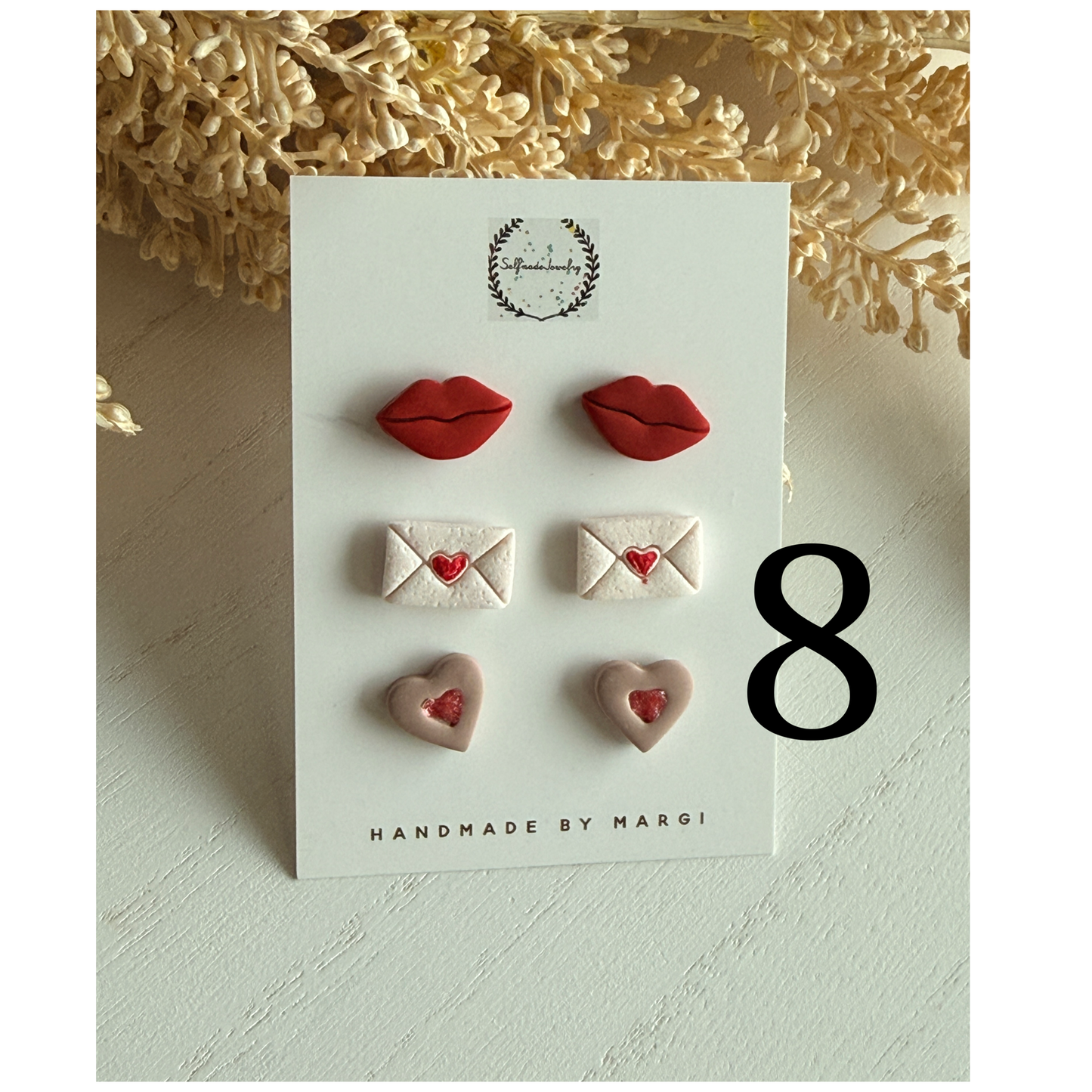 Valentine’s Day studs