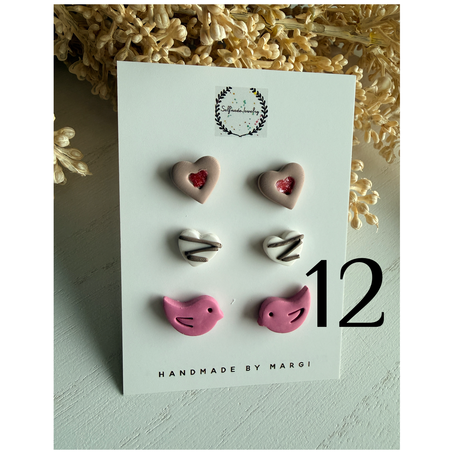 Valentine’s Day studs