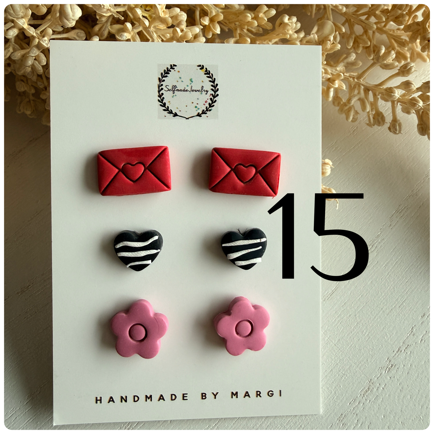 Valentine’s Day studs