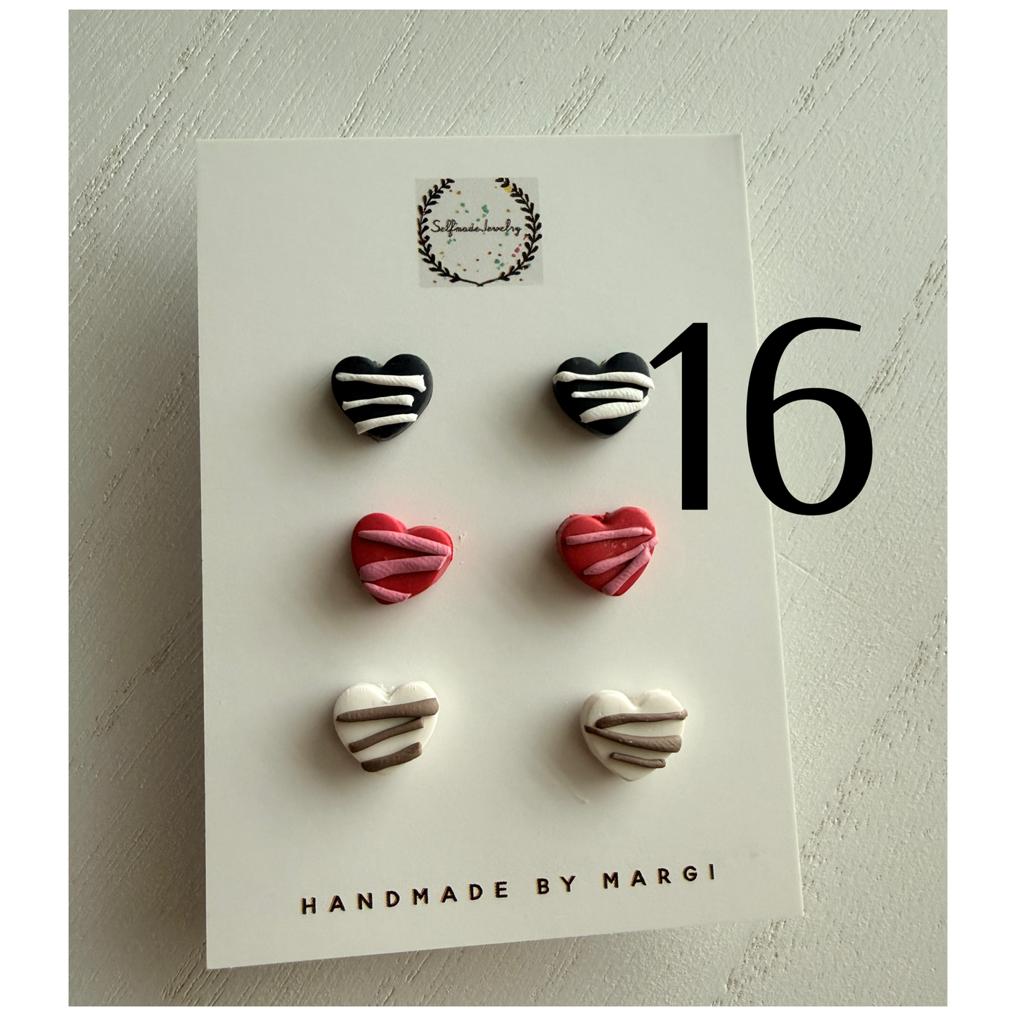 Valentine’s Day studs