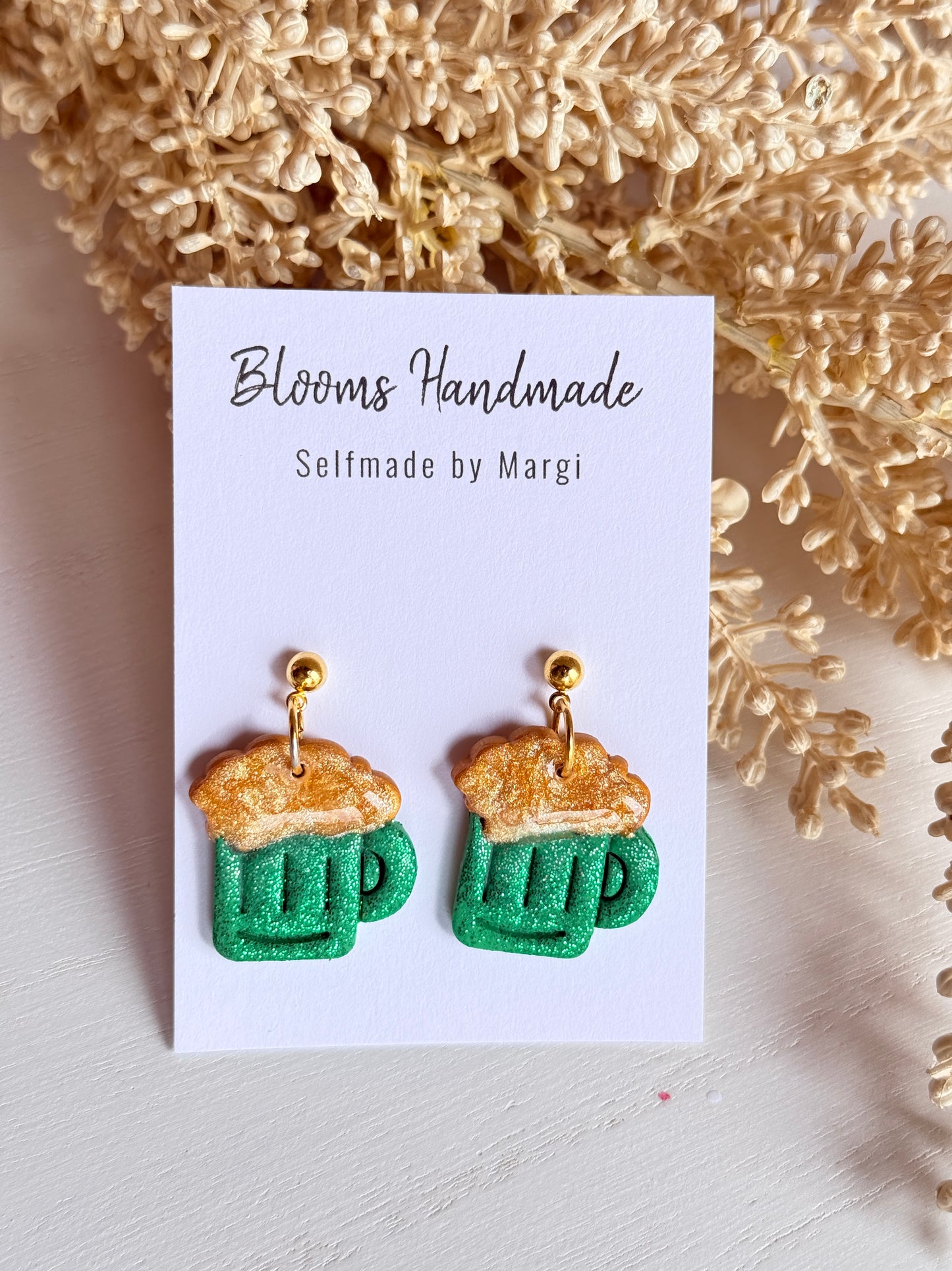 Beer cup Earrings