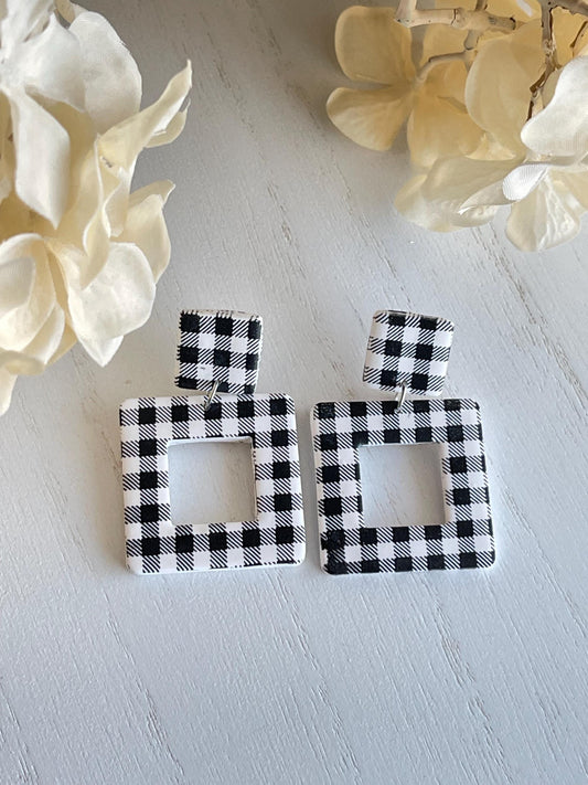 Flannel Design Earrings