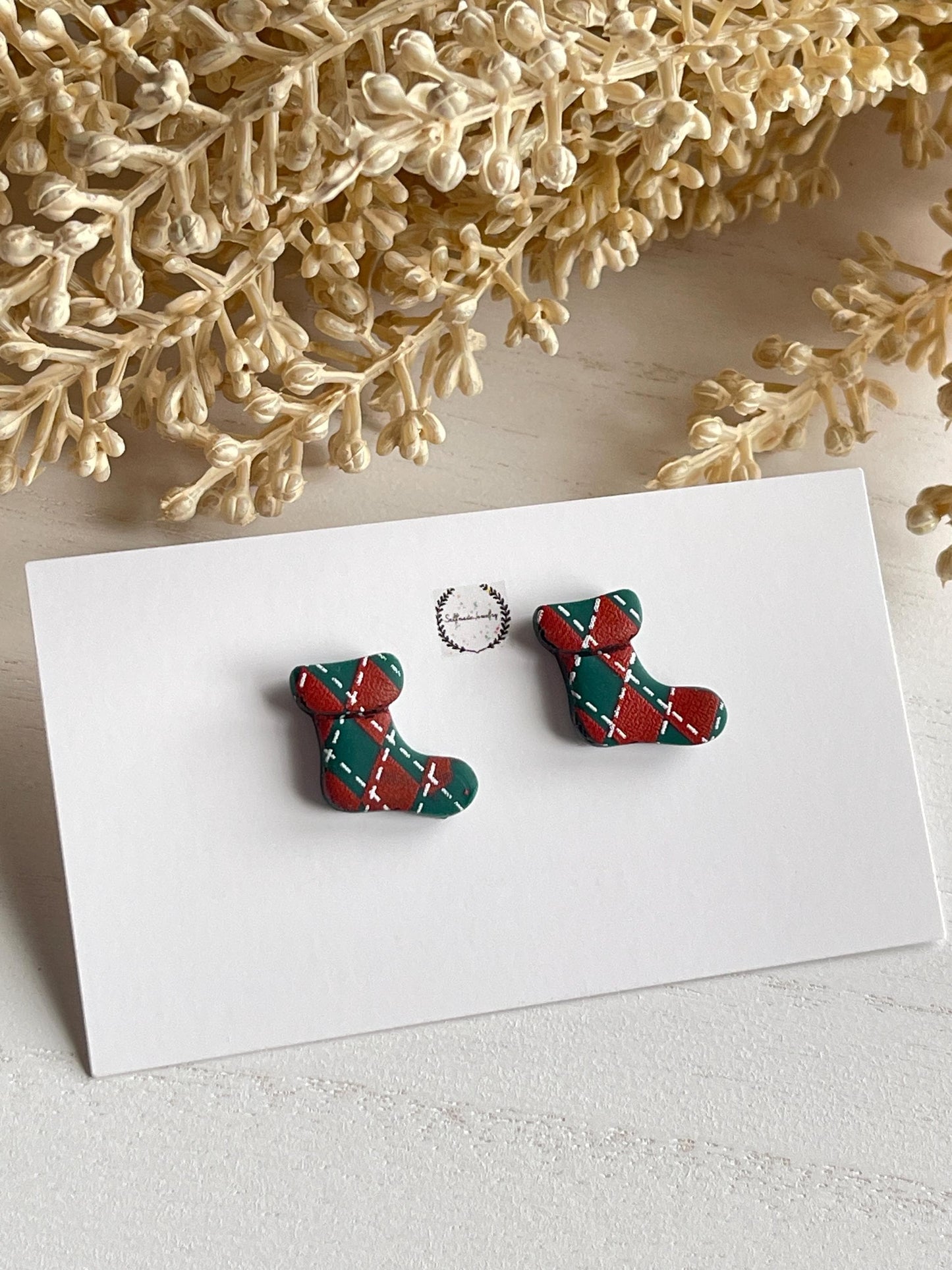 Winter Plaid Studs2