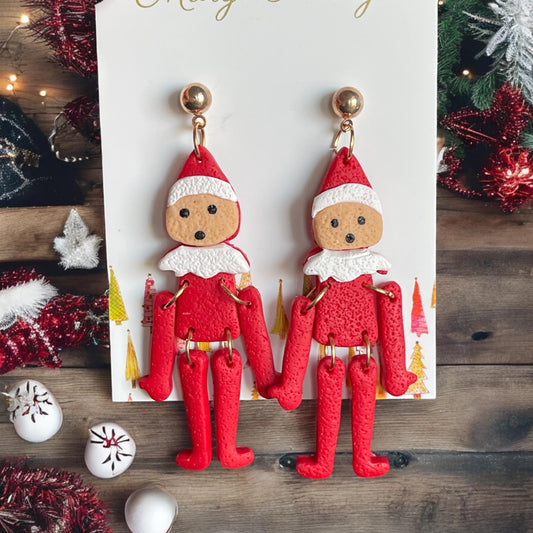 Red Elf Earrings